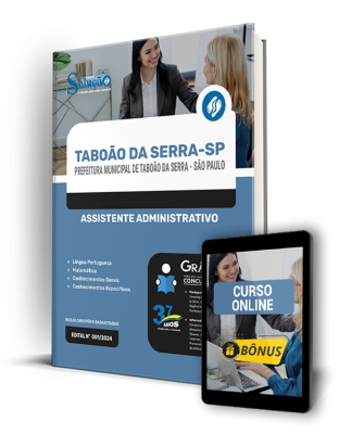Apostila Prefeitura de Taboão da Serra - SP  - Assistente Administrativo - Imagem 1