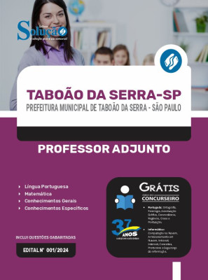 Apostila Prefeitura de Taboão da Serra - SP  - Professor Adjunto - Imagem 3