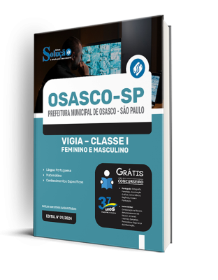 Apostila Prefeitura de Osasco - SP  - Vigia - Classe I - Feminino e Masculino - Imagem 2