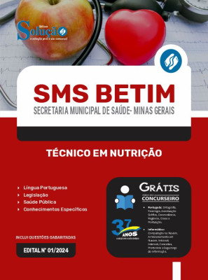 Apostila SMS BETIM - MG  - Técnico em Nutrição - Imagem 3