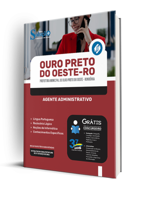 Apostila Prefeitura de Ouro Preto do Oeste - RO  - Agente Administrativo - Imagem 2