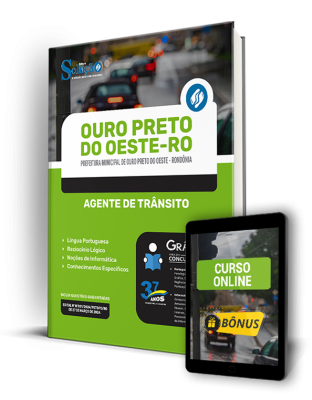 Apostila Prefeitura de Ouro Preto do Oeste - RO  - Agente de Trânsito - Imagem 1
