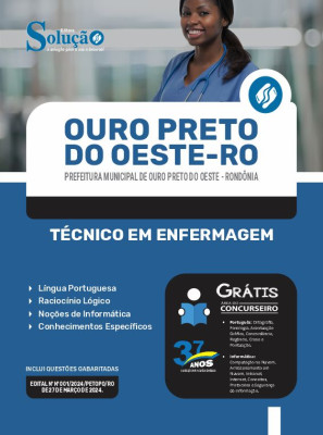 Apostila Prefeitura de Ouro Preto do Oeste - RO  - Técnico em Enfermagem - Imagem 3