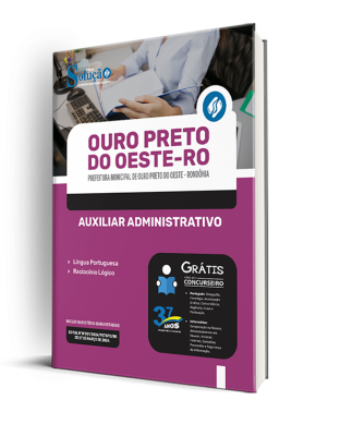 Apostila Prefeitura de Ouro Preto do Oeste - RO  - Auxiliar Administrativo - Imagem 2