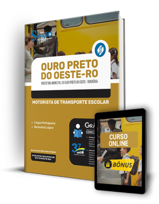 Apostila Prefeitura de Ouro Preto do Oeste - RO  - Motorista de Transporte Escolar - Imagem 1