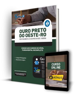 Apostila Prefeitura de Ouro Preto do Oeste - RO  - Comum aos Cargos de Nível Fundamental Incompleto - Imagem 1