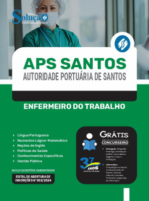 Apostila APS Santos  - Enfermeiro do Trabalho - Imagem 3