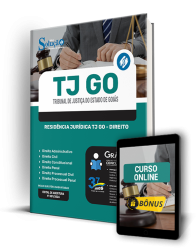 Capa Apostila TJ-GO  - Residência Jurídica TJ GO - Direito