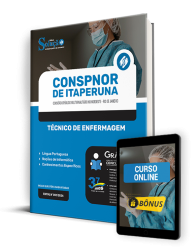 Capa Apostila CONSPNOR de Itaperuna - RJ  - Técnico de Enfermagem