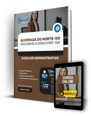 Apostila Prefeitura de Alvorada do Norte - GO  - Auxiliar Administrativo - Imagem 1