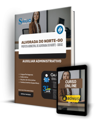 Capa Apostila Prefeitura de Alvorada do Norte - GO  - Auxiliar Administrativo