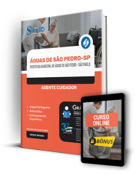 Capa Apostila Prefeitura de Águas de São Pedro - SP  - Agente Cuidador