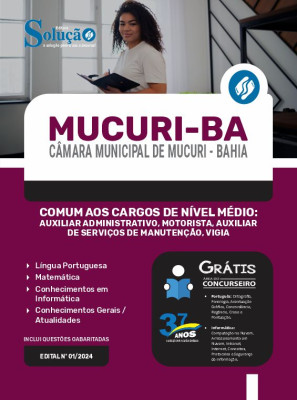Apostila Câmara de Mucuri - BA  - Comum aos Cargos de Nível Médio - Imagem 3