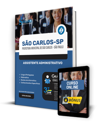Apostila Prefeitura de São Carlos - SP  - Assistente Administrativo - Imagem 1