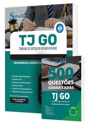 Combo Impresso TJ-GO - Residência Jurídica TJ GO - Direito - Imagem 1