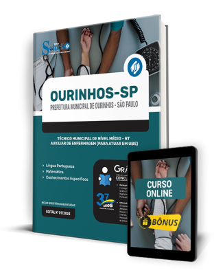 Apostila Prefeitura de Ourinhos - SP  - Técnico Municipal de Nível Médio - NT - Auxiliar de Enfermagem (Para atuar em UBS) - Imagem 1