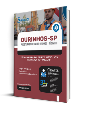 Apostila Prefeitura de Ourinhos - SP  - Técnico Municipal de Nível Médio - NTS Segurança do Trabalho - Imagem 2