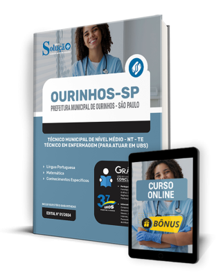 Apostila Prefeitura de Ourinhos - SP  - Técnico Municipal de Nível Médio - NT - TE - Técnico em Enfermagem (Para atuar em UBS) - Imagem 1