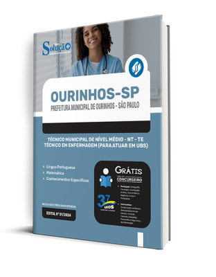 Apostila Prefeitura de Ourinhos - SP  - Técnico Municipal de Nível Médio - NT - TE - Técnico em Enfermagem (Para atuar em UBS) - Imagem 2