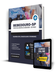 Capa Apostila Prefeitura de Bebedouro - SP  - Guarda Civil (Masculino e Feminino)