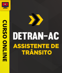 Capa Curso DETRAN-AC - Assistente de Trânsito
