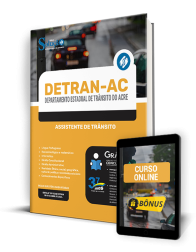 Capa Apostila DETRAN-AC  - Assistente de Trânsito