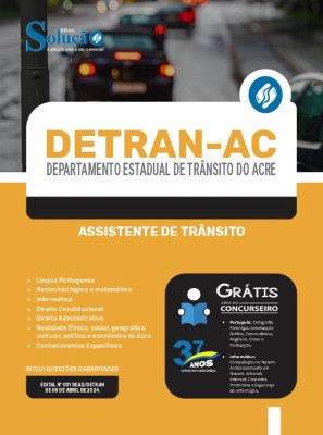 Apostila DETRAN-AC  - Assistente de Trânsito - Imagem 3