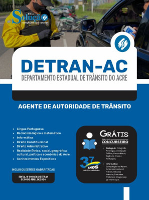 Apostila DETRAN-AC  - Agente de Autoridade de Trânsito - Imagem 3