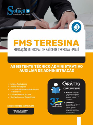 Apostila FMS Teresina  - Assistente Técnico Administrativo - Auxiliar de Administração - Imagem 3