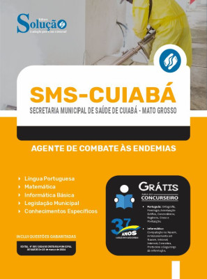 Apostila SMS Cuiabá em PDF  - Agente de Combate às Endemias - Imagem 1