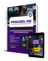 Capa Apostila PRODABEL  - Analista de Recursos Estratégicos - Gestão Administrativa