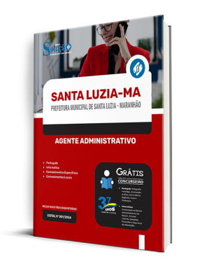 Apostila Prefeitura de Santa Luzia - MA  - Agente Administrativo - Imagem 2