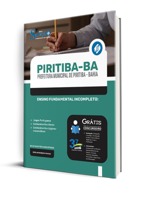 Apostila Prefeitura de Piritiba - BA  - Ensino Fundamental Incompleto - Imagem 3