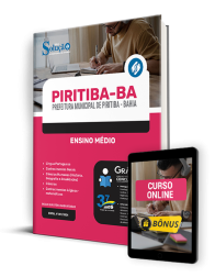 Capa Apostila Prefeitura de Piritiba - BA  - Ensino Médio