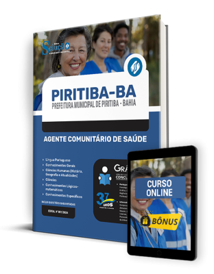 Apostila Prefeitura de Piritiba - BA  - Agente Comunitário de Saúde - Imagem 1