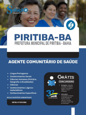Apostila Prefeitura de Piritiba - BA  - Agente Comunitário de Saúde - Imagem 3