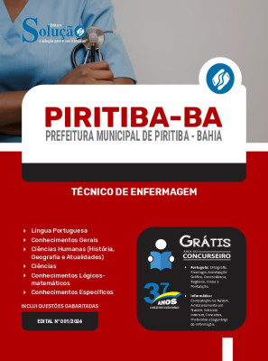 Apostila Prefeitura de Piritiba - BA  - Técnico de Enfermagem - Imagem 3