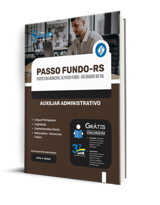 Apostila Prefeitura de Passo Fundo - RS  - Auxiliar Administrativo - Imagem 2