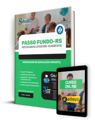 Capa Apostila Prefeitura de Passo Fundo - RS  - Professor de Educação Infantil