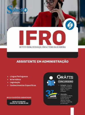 Apostila IFRO  - Assistente em Administração - Imagem 3