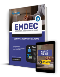 Capa Apostila EMDEC  - Comum a Todos os Cargos
