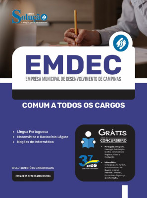 Apostila EMDEC  - Comum a Todos os Cargos - Imagem 3