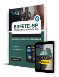 Capa Apostila Prefeitura de Bofete - SP  - Guarda Civil Municipal - Feminino e Masculino