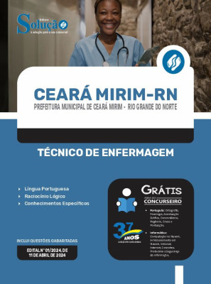 Apostila Prefeitura de Ceará Mirim - RN em PDF  - Técnico de Enfermagem - Imagem 1