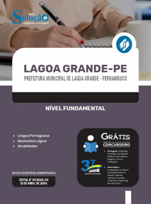 Apostila Prefeitura de Lagoa Grande - PE  - Nível Fundamental - Imagem 3