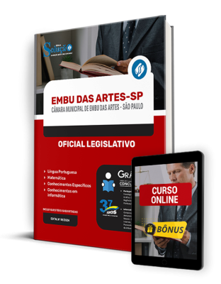 Apostila Câmara de Embu das Artes - SP  - Oficial Legislativo - Imagem 1