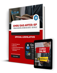 Capa Apostila Câmara de Embu das Artes - SP  - Oficial Legislativo