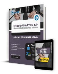 Capa Apostila Câmara de Embu das Artes - SP  - Oficial Administrativo