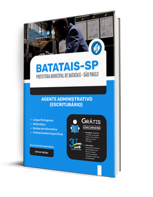 Apostila Prefeitura de Batatais - SP  - Agente Administrativo (Escriturário) - Imagem 2