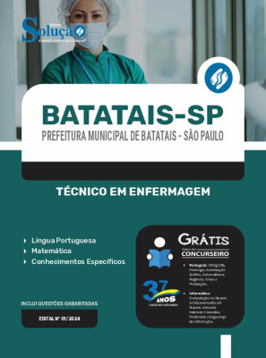 Apostila Prefeitura de Batatais - SP  - Técnico em Enfermagem - Imagem 3